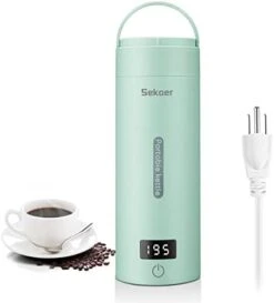 Mall Electric Tea Kettle Travel Portable Mini Coffee Kettle, With 4 Variable Presets, Personal Hot Water Boiler 304 Stainless Steel With Auto Shut-Off & Boil Dry Protection, BPA-Free -KitchenAid Shop 311sgXUjRZL. AC