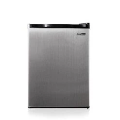 2.6 Cu.ft. Compact Refrigerator-Stainless, Reversible Door