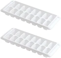 Ice Tray Easy Release White Ice Cube Trays, 16 Cube (Pack Of 2) (2867-WHT-2) -KitchenAid Shop 311xCiL6lNL. AC