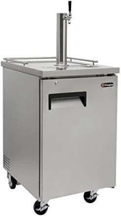 Kegco XCK-1B-4 Four Faucet Commercial Direct Draw Beer Dispenser Black Kegerator Keg Cooler -KitchenAid Shop 312382bl7lL. AC
