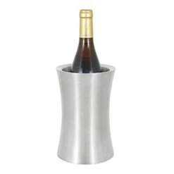 Barrow Wine Chiller, Stainless Steel, Modern Wine Cooler, Keeps Wine & Champagne Cold For Hours