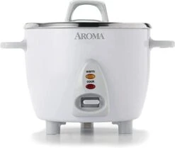 GENERIC Stainless Rice Cooker & Warmer, 6-Cup (Renewed)