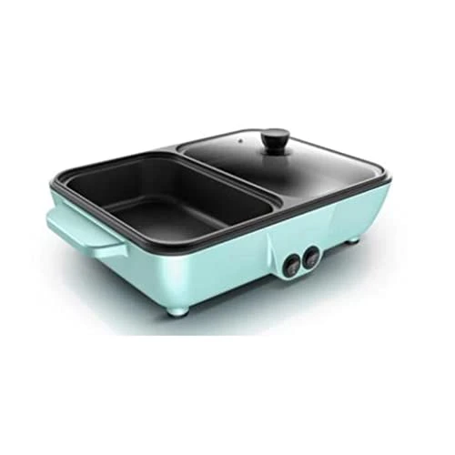 GXBPY Home And Travel Non-Stick Frying Pan Dual Purpose Electric Grill With Hot Pot Cooking Pot Cooking Pot (Color : E, Size : 34.5 * 22 * 8cm) 3 GXBPY Home And Travel Non-Stick Frying Pan Dual Purpose Electric Grill With Hot Pot Cooking Pot Cooking Pot (Color : E, Size : 34.5 * 22 * 8cm)