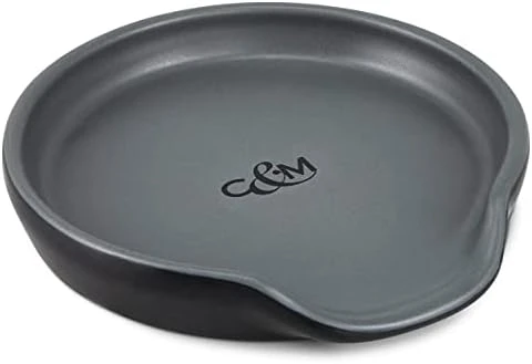 Cole & Mason H822141 Duxford Black/Grey Spoon Rest | Kitchen Organisation, Utensil Holder Rest For Cooking/Wooden/Tea Spoons | Ceramic | (H)20mm X (D)100mm | 2 Year Guarantee 11 Cole & Mason H822141 Duxford Black/Grey Spoon Rest | Kitchen Organisation, Utensil Holder Rest For Cooking/Wooden/Tea Spoons | Ceramic | (H)20mm X (D)100mm | 2 Year Guarantee - Image 9