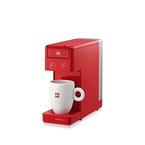 Illy Y3.3 Single Serve Espresso And Coffee Capsule Machine, 12.20x3.9x10.40 (Red) 3 Illy Y3.3 Single Serve Espresso And Coffee Capsule Machine, 12.20x3.9x10.40 (Red)