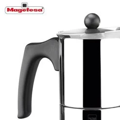 Genova - Stovetop Espresso Coffee Maker, 6 Cups Size, Made Of 18/10 Stainless Steel, Make Your Own Home Italian Coffee With This Moka Pot, Safe And Easy To Use, Cafetera, Café -KitchenAid Shop 312uyQNpsTS