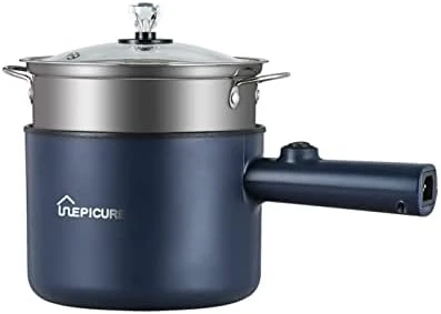 Electric Hot Pot, 1.8L Non-Stick Coating Multi-Function Rice Cooker, Suitable For Home, Dormitory And Office Use, Steak, Noodles, Soup, Ramen(Jade Green2) 14 Electric Hot Pot, 1.8L Non-Stick Coating Multi-Function Rice Cooker, Suitable For Home, Dormitory And Office Use, Steak, Noodles, Soup, Ramen(Jade Green2) - Image 12