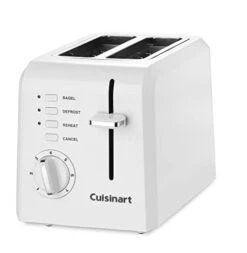 RCA RMW1132-WHITE 1.1-Cu-Ft 1000-Watt Microwave, White & Cuisinart CPT-122 Compact Plastic 2-Slice Toaster, White -KitchenAid Shop 313r4yDEquL