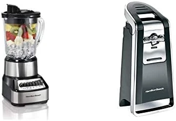 Hamilton Beach Wave Crusher Blender With 40oz Glass Jar & Beach (76606ZA) Smooth Touch Electric Automatic Can Opener With Easy Push Down Lever, Extra Tall, Black And Chrome 10 Hamilton Beach Wave Crusher Blender With 40oz Glass Jar & Beach (76606ZA) Smooth Touch Electric Automatic Can Opener With Easy Push Down Lever, Extra Tall, Black And Chrome - Image 8