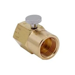 Soda Bottle CO2 Refill Adapter Soda Inflatable Valve Converter W21.8-14/CGA320 Tank Homebrew Kegging Co2 Brewing Tool (Size : W21.8 Version)