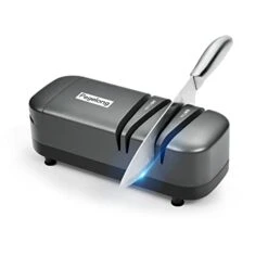 Kitchen Knife Sharpener Electric Knife Scissor Sharpener 50w At 12.6-Degree Bevel To Quickly Sharpen Polish Slotted Screwdriver Sharpen With Replaceable Wheels S820