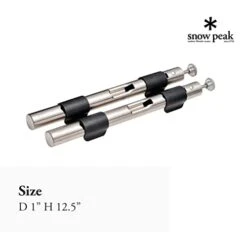 Snow Peak IGT Height Adjuster - Adjust Table Height - Stainless Steel, Aluminum - 7.1 Oz - Set Of 2 -KitchenAid Shop 314xLvcHFCL