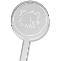 Azeeda 5 X 'Golden Spiral' Tall Drink Stirrers/Swizzle Sticks (DS00052833)