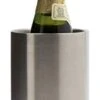 Wine Collection Double Walled Insulated Wine Chiller | Stainless-Steel Champagne Bucket Tabletop Wine Cooler, Silver