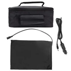 Portable Mini Car Microwave 12V Electric Oven Fast Heating Picnic Box For Travel Camping Food Cooking Black Portable Food Warmer -KitchenAid Shop 315cVVcIlLL