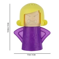 Oven Steam Cleaner, Durable Cute Microwave Steam Cleaner Plastic Stable For Home(Purple) -KitchenAid Shop 315cngaQ3tL