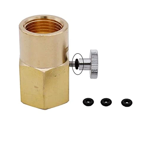 Soda Bottle CO2 Refill Adapter Soda Inflatable Valve Converter W21.8-14/CGA320 Tank Homebrew Kegging Co2 Brewing Tool (Size : W21.8 Version) 6 Soda Bottle CO2 Refill Adapter Soda Inflatable Valve Converter W21.8-14/CGA320 Tank Homebrew Kegging Co2 Brewing Tool (Size : W21.8 Version) - Image 4