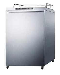 Summit Appliance SBC635MOSNKHH Freestanding Residential Outdoor Beer Dispenser With Auto Defrost, Digital Thermostat, Stainless Steel Wrapped Exterior And Professional Horizontal Handle -KitchenAid Shop 315npiL3GlL