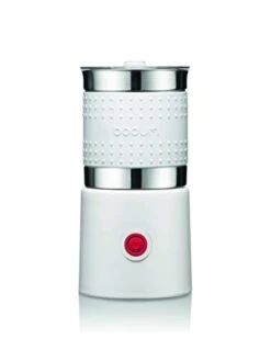 - 11901-913US Bodum Bistro Electric Milk Frother, 13.5 Ounce, White