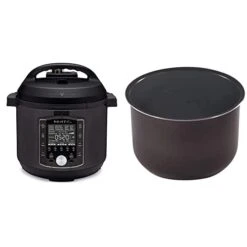 Ro 10-in-1 Pressure Cooker, Slow Cooker, Rice/Grain Cooker, Steamer, Saute, Sous Vide, Yogurt Maker, Sterilizer, And Warmer, 6 Quart & Ceramic Inner Cooking Pot - 6 Quart