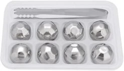 Drink Chiller Stones, Drink Chiller Rocks Ice Spheres Chills Stainless Steel Healthy And Userfriendly With Tong For R Home Pub Club, Party Server(Ball 1.8cm Diameter) -KitchenAid Shop 316HlaZ30QL. AC