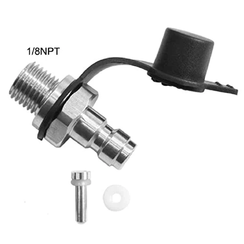 YOUTHINK Co2 Valve Connector,Male Stainless Steel Soda Water Bottle Parts With Gasket Adapter Filling Refill Valve Connector Accessories For Replacement Soda Club Homebrewing 8 YOUTHINK Co2 Valve Connector,Male Stainless Steel Soda Water Bottle Parts With Gasket Adapter Filling Refill Valve Connector Accessories For Replacement Soda Club Homebrewing - Image 6