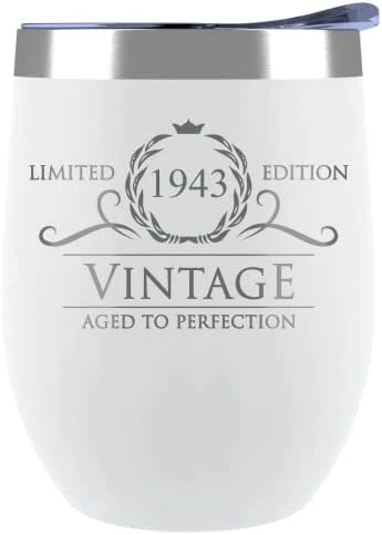 80th Birthday Gifts For Women - 1943 12 Oz Mint Stemless Wine Tumbler - 80th Birthday Decorations For Women - Birthday Gifts For 80 Year Old Women Mom - Funny 80th Birthday Idea Presents For Women 8 80th Birthday Gifts For Women - 1943 12 Oz Mint Stemless Wine Tumbler - 80th Birthday Decorations For Women - Birthday Gifts For 80 Year Old Women Mom - Funny 80th Birthday Idea Presents For Women - Image 6