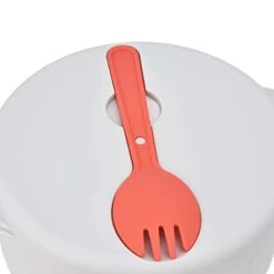 Heating Lunch Box Cooker Container With Fork, 2L Microwave Oven Multi Layer Microwave Food Container With Anti Burn Handle -KitchenAid Shop 316g0n5biGL