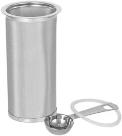 Cold Brew Coffee Maker Filter For 2Quart/64ounce Wide Mouth Mason Jar-Iced Coffee&Tea&Fruit Maker-Food-grade 304 Stainless Steel Coffee Filter-Free Silicone Seal Gasket&Coffee Scoop.(Jar NOT Included) -KitchenAid Shop 316xkjVFXL. AC