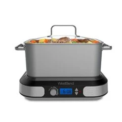 87966 Versatility Slow Cooker, 6-Quart, Silver