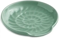 Ceramic Spoon Rest Spoon Holder With Drip Tray For Multiple Utensils, Cooking&Large Spoon Holder For Stove Top, Modern Farmhouse Kitchen Decor Utensil Holder For Spoons, Ladles, Tongs&Spatula Green -KitchenAid Shop 3172 qi7 OL. AC