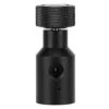 CO2 Refill Adapter Bottle Connector With Gasket Aluminum Alloy CO2 Regulator Fill Station On/Off Adapter With 2 Output Ports For Soda Tank Black