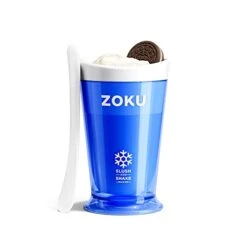 Original Slush And Shake Maker, Compact Make And Serve Cup With Freezer Core Creates Single-Serving Smoothies, Slushies And Milkshakes In Minutes, BPA-free, Blue