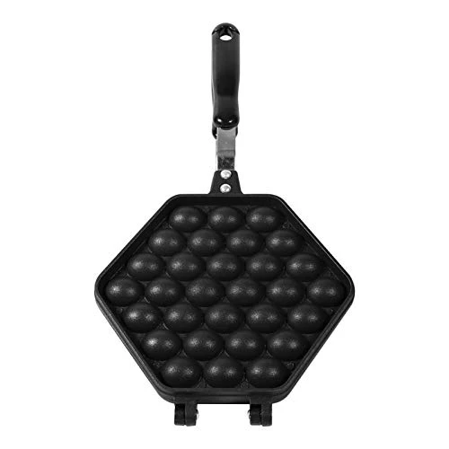 Bubble Waffle Maker, Egg Waffle Maker Pan Hong Kong Style Egg Waffle Baking Mold Tray 8 Bubble Waffle Maker, Egg Waffle Maker Pan Hong Kong Style Egg Waffle Baking Mold Tray - Image 6