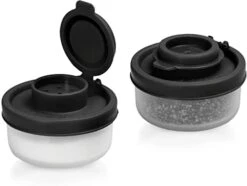 Alt And Pepper Shakers Moisture Proof Set Of 2 Large Salt Shaker To Go Camping Picnic Outdoors Kitchen Lunch Boxes Travel Spice Set Clear With Black Lids Plastic Airtight Spice Jar Dispenser 16 Alt And Pepper Shakers Moisture Proof Set Of 2 Large Salt Shaker To Go Camping Picnic Outdoors Kitchen Lunch Boxes Travel Spice Set Clear With Black Lids Plastic Airtight Spice Jar Dispenser -KitchenAid Shop 317SHCJVchL. AC