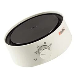 Electric Hot Plate, Safe Mini Electric Stove PP Efficient 360 Degree Vertical Heating Uniform Heating Far Infrared Heating Round Body For Tea (White) -KitchenAid Shop 317VLXiXV5L