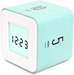 Mooas Multi Cube Timer/Rotating Timer, Simple Operation, Clock & Timer (Yellow) -KitchenAid Shop 317ci4MYLnL. AC 1