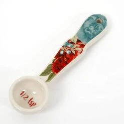 Vintage Floral Ceramic Measuring Spoons -KitchenAid Shop 317ctf2Ym5L