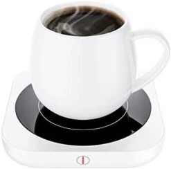 Premium Coffee Warmer, Mug Warmer For Desk, Portable Coffee Mug Warmer, Thermostatic Electric Coffee Cup Warmer With 4H Auto Shut Off (Up To 180℉/80℃) -KitchenAid Shop 317kkC0DASL. AC 1
