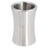 Wine Bucket, Slim Shape Contemporary Style, Double Stainless Steel Wine Bottle Cooler Chiller For Bar, Party, Silver (2L)