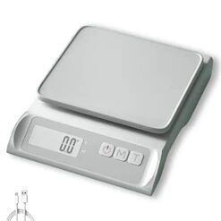 Pink Kitchen Scale - Large LCD Display, Tare Function, 11 Lbs(5kg) Capacity, 0.03 Oz.(1g) Precise Graduation, ML And Oz Unit For Liquids And Solids - Ideal Food Scale For Baking & Cooking (5kg/1g) -KitchenAid Shop 317zsk7m6XL