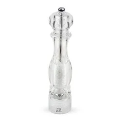 Peugeot - Nancy Manual Salt Mill - Transparent Adjustable Grinder For Rock Salt - Acrylic, Clear, 12 Inches