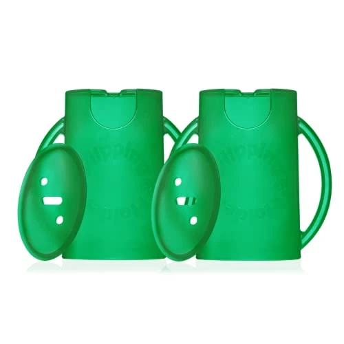 Deluxe Squeeze Proof Flipping Holder (2-Pack With Lids) For Food Pouches & Juice Boxes - Multipurpose - Prevent Messes & Support Self-Feeding - Easy Grasping Handles - Made In USA 12 Deluxe Squeeze Proof Flipping Holder (2-Pack With Lids) For Food Pouches & Juice Boxes - Multipurpose - Prevent Messes & Support Self-Feeding - Easy Grasping Handles - Made In USA - Image 10