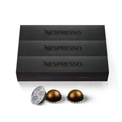 Nespresso Capsules VertuoLine, Double Espresso Scuro, Dark Roast Espresso Coffee, 10 Count (Pack Of 3) Coffee Pods, Brews 2.7 Ounce (VERTUOLINE ONLY) -KitchenAid Shop 318OHjlPK0L