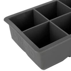 King Cube Ice Tray (Charcoal) - Reusable & Large Silicone Molds For Whiskey, Cocktails, Coffee, Bartender Accessories, & Smoothies / BPA-Free & Dishwasher-Safe -KitchenAid Shop 318deTkjHjL