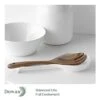 9.5" Ceramic Spoon Rest, White Spoon Rest For Stove Top, Spoon Holder For Stove Top, Kitchen Spoon Holder For Countertop, Set Of 1