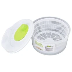 YYQTGG Salad Spinner, Salad Drye With Rotary Handle, 3L Plastic Salad Drainer Vegetable Dryer Multifunction Easy Draining Fruit Washer Manual Lettuce Dryer For Cooking