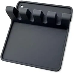 Silicone Kitchen Utensil Rest - Silicone Spoon Rest With Drip Pad - Ladle Spoon Holder - Utensil Holder For Kitchen Or Stove Top (White) -KitchenAid Shop 318raowJalL. AC