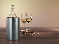 Zwilling Willing 37900-004 Twin Sommelier Wine Cooler, Cold And Vacuum Double Wall Construction, Stainless Steel -KitchenAid Shop 318wDbFDgZL