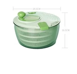 KAYKAI SALAD DEHYDRATOR VEGETABLES SPINNER DRYER MANUAL SWING DEWATERING TOOL BIG CAPACITY WATER DRAINER BASKET KITCHEN TOOL -KitchenAid Shop 3199XdT2lfL